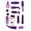 Набор из 12 предметов Dirty Dozen Sex Toy Kit, фиолетовый - Фото №1