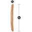 Двокінцевий фалоімітатор B Yours 14 Inch Double Dildo, тілесний - Фото №3