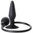 Анальний розширювач Malesation Inflatable Butt Plug Large, чорний - Фото №1