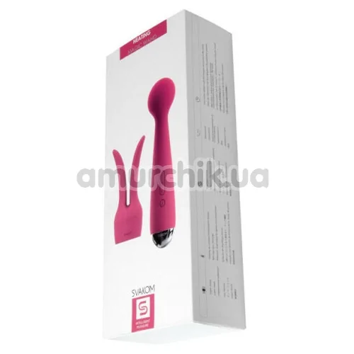 Вибратор с подогревом Svakom Emma Heating Magic Wand, розовый