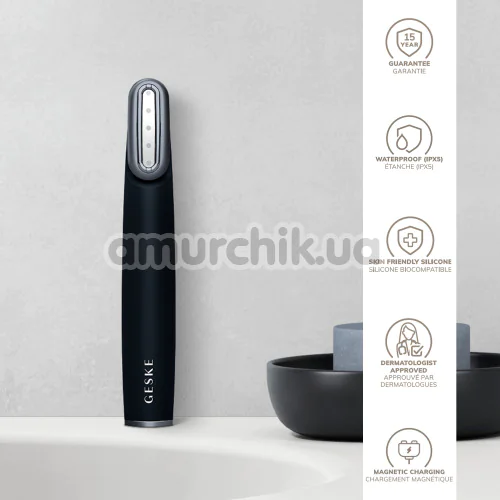 Лифтинг-массажер для лица с поворотной головкой Geske Skin Firming Wand 7 in 1, черный