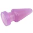 Анальная пробка Hi-Rubber Anal Delight Plug, фиолетовая - Фото №5