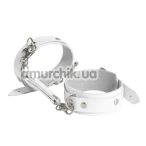 Фиксаторы для рук Art of Sex Eva Faux Leather, белые - Фото №1