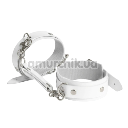 Фиксаторы для рук Art of Sex Eva Faux Leather, белые - Фото №1