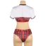 Костюм школярки Star Nigh Schoolgirl Set, червоно-білий: топ + трусики + краватка - Фото №7