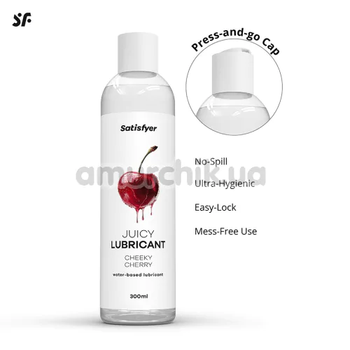 Лубрикант Satisfyer Juicy Lubricant Cheeky Cherry - вишня, 300 мл