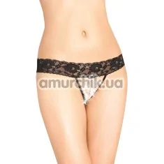 Трусики-стринги G-String 2482, черные - Фото №1