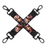 Бондажний набір Lockink Sevanda The Flowering Serpent Leather Bondage Restraint Set 7PC, чорний - Фото №8