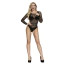Боді Star Night Sparkle Net Rhinestone Bodysuit, чорне - Фото №2