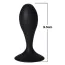 Анальна пробка Alume Silicone Balloon Plug М, чорна - Фото №4
