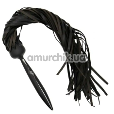 Флоггер со сменным хвостом Lockink Exchangeable Tail Flogger, черный - Фото №1