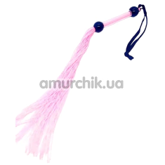 Флогер DS Fetish Flogger Silicone Temperary M, рожевий - Фото №1