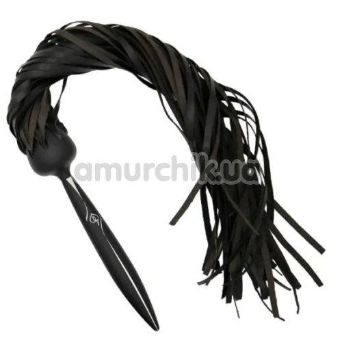 Флоггер со сменным хвостом Lockink Exchangeable Tail Flogger, черный - Фото №1