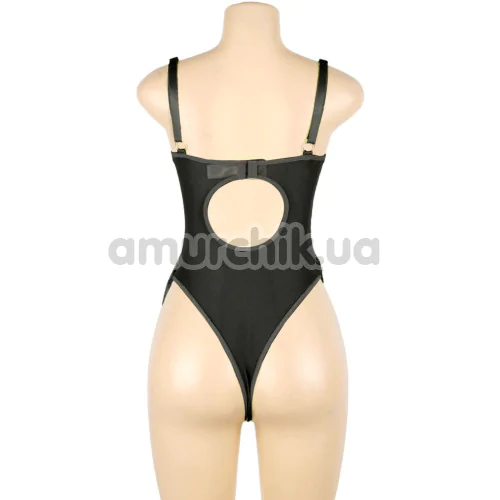 Боди с подвязками Star Night Lace Teddy With Garters, черное
