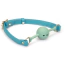 Кляп Liebe Seele Siren's Cove Lamb Leather Ball Gag With Velvet Lining, голубой - Фото №2