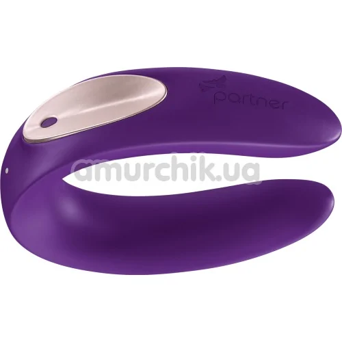 Вибратор с дистанционным управлением Satisfyer Double Plus Remote, фиолетовый