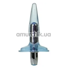 Анальна пробка High Intensity Vibro Tease Stimulators, 10 см блакитна - Фото №1