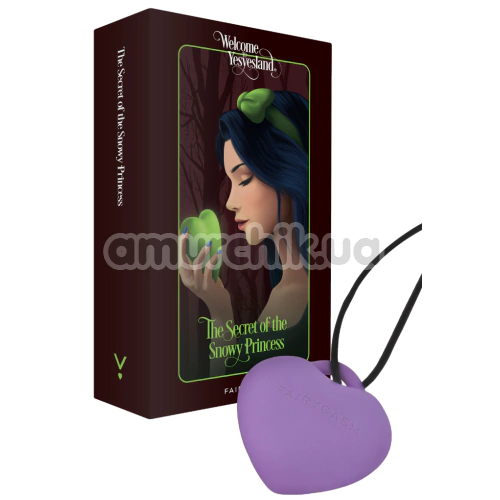 Клиторальный вибратор FairyGasm Welcome To YesYesLand - The Secret Of The Snowy Princess, фиолетовый