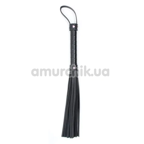 Флоггер DS Fetish Flogger Heart, черный