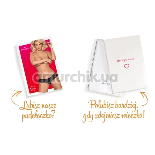 Трусики-стринги Obsessive 830-THO-1, черные