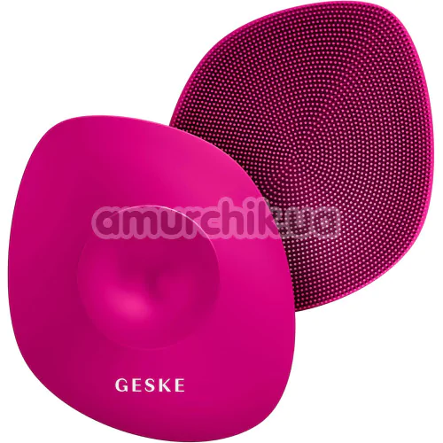 Щетка для тела Geske Body Brush 4 in 1 Suction Mount, розовая