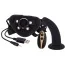 Страпон з вібрацією Vibration Dildo Strap-On Remote Control 5, чорний - Фото №1