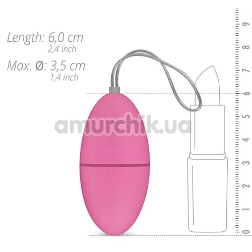 Виброяйцо Easy Toys Vibrating Egg, розовое