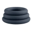 Набір ерекційних кілець для члена Boners 3 Piece Cock Ring Set, синій - Фото №2
