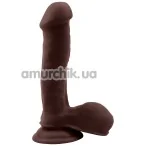 Фаллоимитатор T-skin ReaL Topless Lover, коричневый - Фото №1