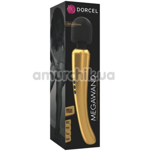 Универсальный вибромассажер Dorcel Megawand, золотой