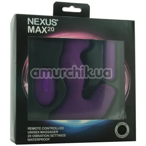 Вибратор Nexus Max 20, фиолетовый