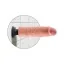 Вибратор King Cock Vibrating Cock 25.4 см, телесный - Фото №3