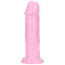 Фаллоимитатор с ароматом жвачки Delicious Dildo Bubble Gum 25 см, розовый - Фото №1
