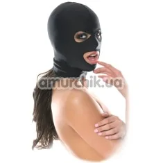 Маска Fetish Fantasy Series Spandex 3 Hole Hood, черная - Фото №1