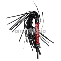Флогер Argus Fetish Red Perfect Flogger, червоно-чорний - Фото №1