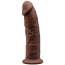 Фаллоимитатор Silexd Premium Silicone Dildo Model 2 Size 9, коричневый - Фото №1