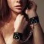 Наручники Bijoux Indiscrets Maze Wide Cuffs, черные - Фото №6