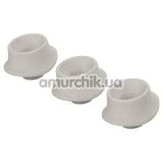 Набір насадок на симулятор орального сексу для жінок Womanizer Premium, Classic (Size L), сірий - Фото №1