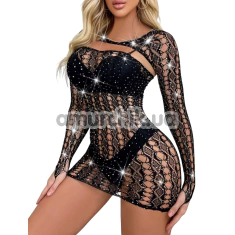 Платье JSY Sexy Lingerie WW7096, черное - Фото №1