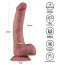 Вибратор Lovetoy Dual Density Power Cock 9, коричневый - Фото №13