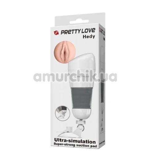 Мастурбатор с вибрацией Pretty Love Hedy 00900T49, телесный