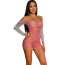 Платье Star Night Sunset Mini Dress, розово-голубое - Фото №1