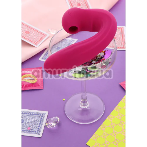 Симулятор орального секса для женщин Xocoon Celestial Love Vibe Stimulator, розовый