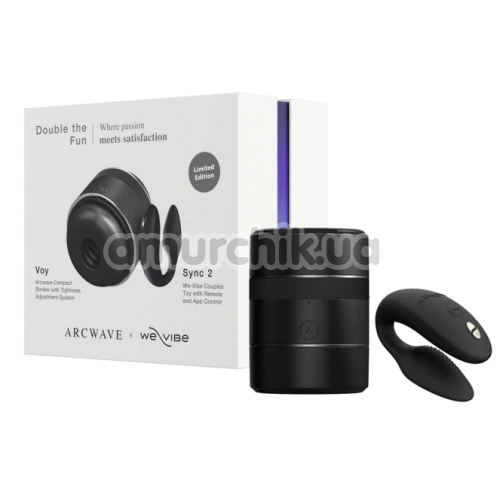 Набор Double the Fun - Arcwave Voy + We-Vibe Sync 2, черный