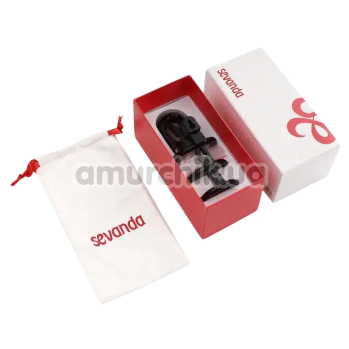 Пояс верности Lockink Sevanda Plastic Penis Chastity Cage, прозрачный