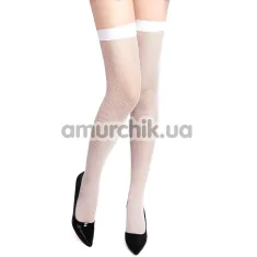 Панчохи Star Night Stockings Small Mesh, білі - Фото №1