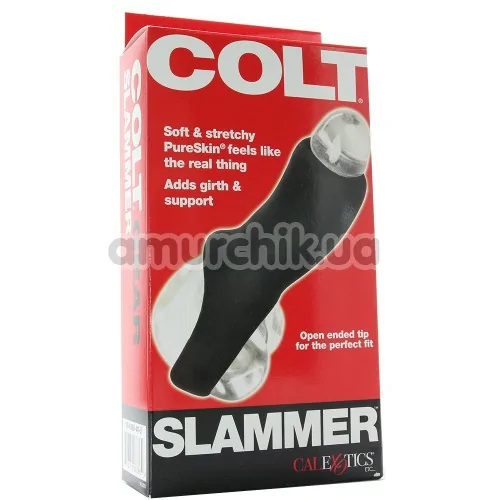 Насадка на пеніс Colt Slammer, чорна