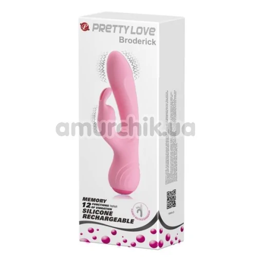 Вибратор Pretty Love Broderick, розовый