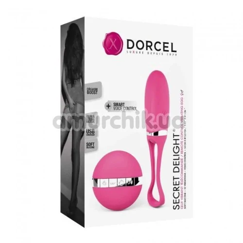 Виброяйцо Dorcel Secret Delight, розовое