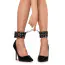 Фіксатори для ніг Ouch! Printed Ankle Cuffs Old School Tattoo Style, чорні - Фото №7